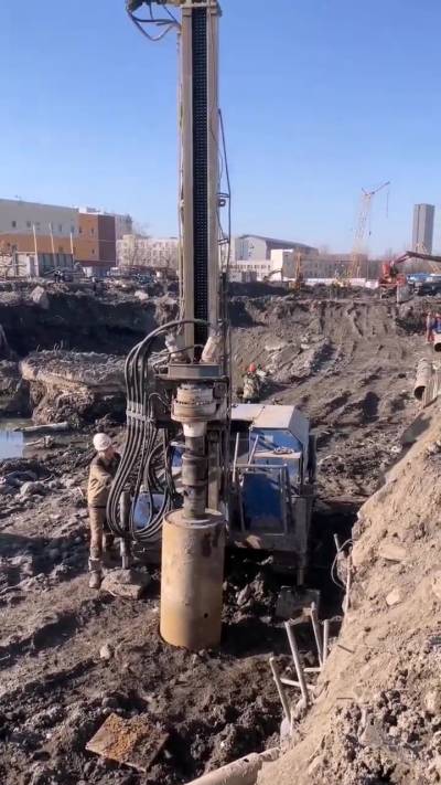 участок бурения глубинных скважин водопонижения. Колонковое бурение